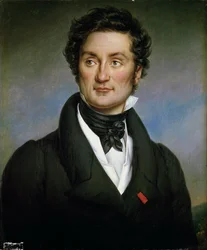 Retrato de Charles Nodier (1780-1844) 1824